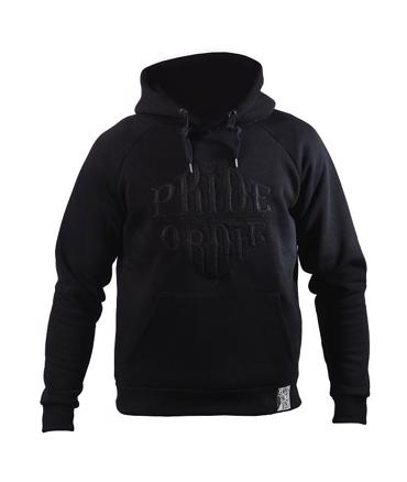 PRIDE OR DIE reckless hoodie-Total black
